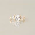 Cushion Diamond Baguette Ring