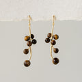 Tiger's Eye Vine Drop Studs