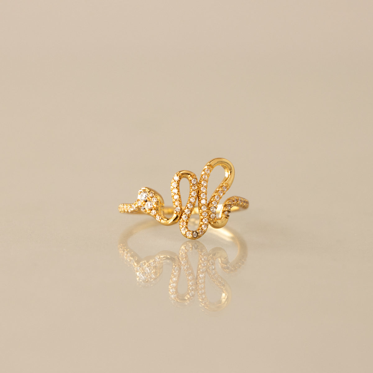 Skinny Diamond Viper Ring