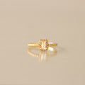 Diamond Solitaire Halo Ring