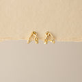 Pave & Link Tapered Studs