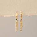 Flora Drop Chain Hoops