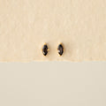 Brown Gemstone Marquise Studs