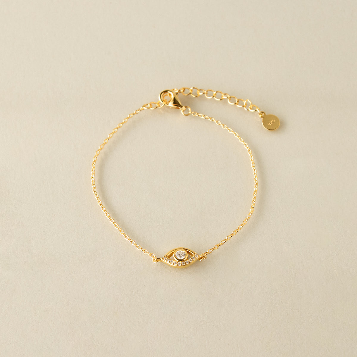 Pave Evil Eye Bracelet