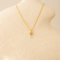 Diamond Key Heart Necklace