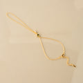 Diamond Peridot Hand Chain