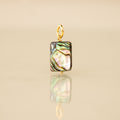 Rectangular Abalone Charm