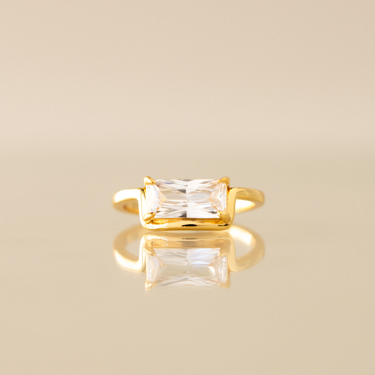 Bold Baguette Diamond Ring