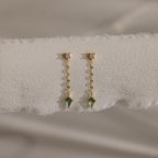 Aerial Agate Jewelry Set in 18K Gold