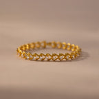 Diamond Heart Rope Bracelet