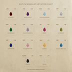 Duo Birthstone Heart Signet Ring