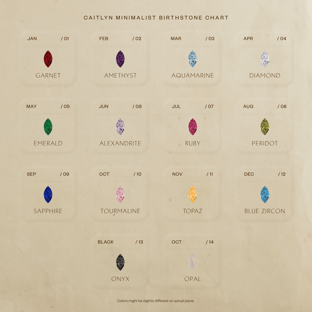 Marquise Birthstone & Pearl Studs