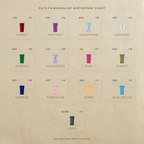 Toi et Moi Tapered Birthstone Necklace