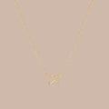 Solid Gold Interlocking Heart Necklace