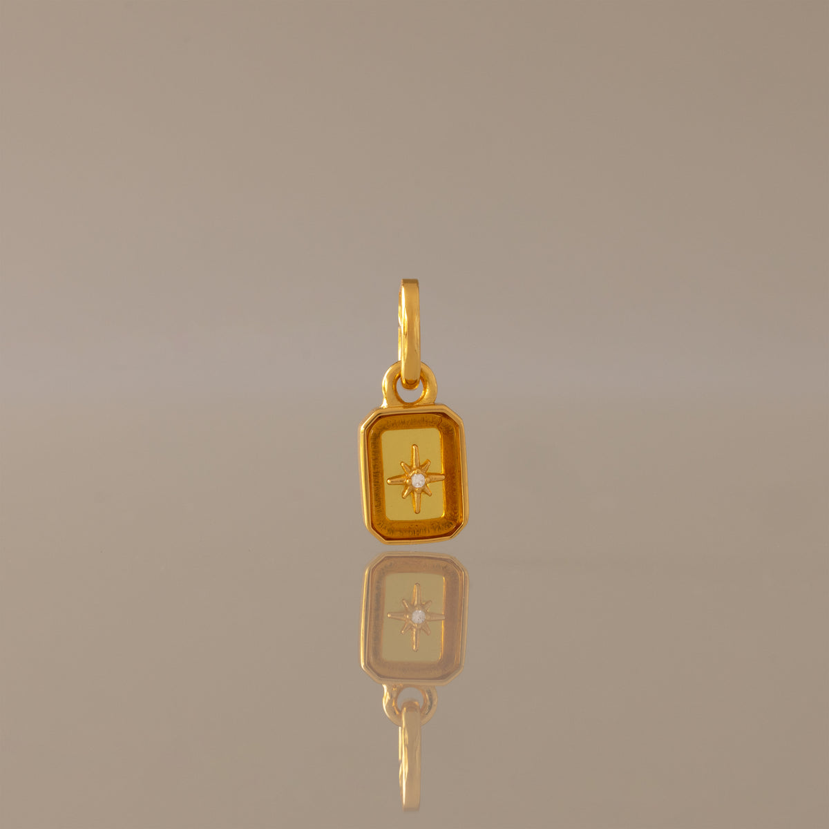 North Star Topaz Charm