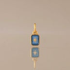 North Star Aquamarine Charm
