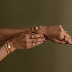 Duo Wave Ring Set