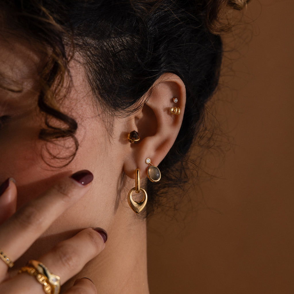 Moonstone Drop Earrings