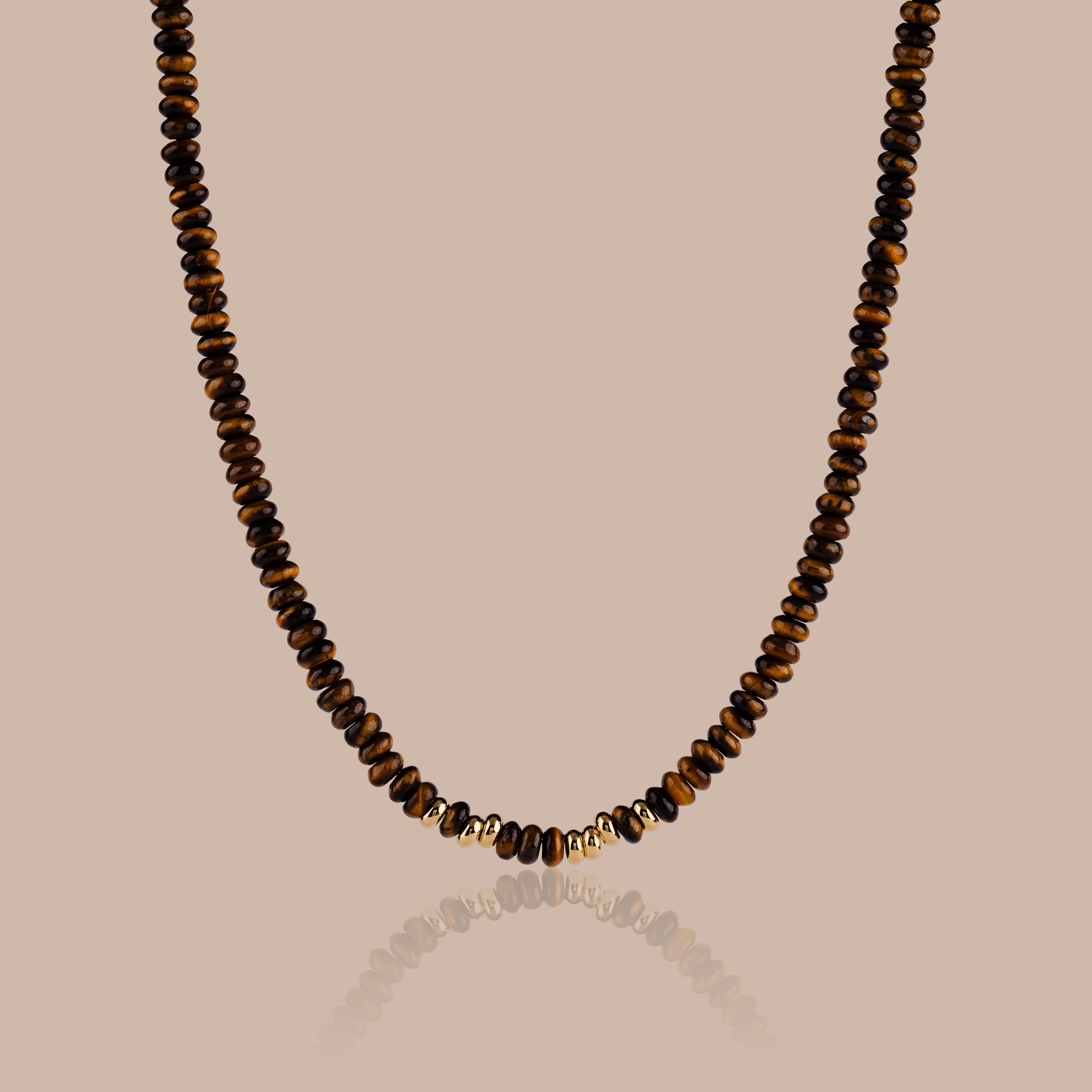 Beaded Tiger's Eye Necklace