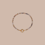 Sunstone Beaded Charm Bracelet