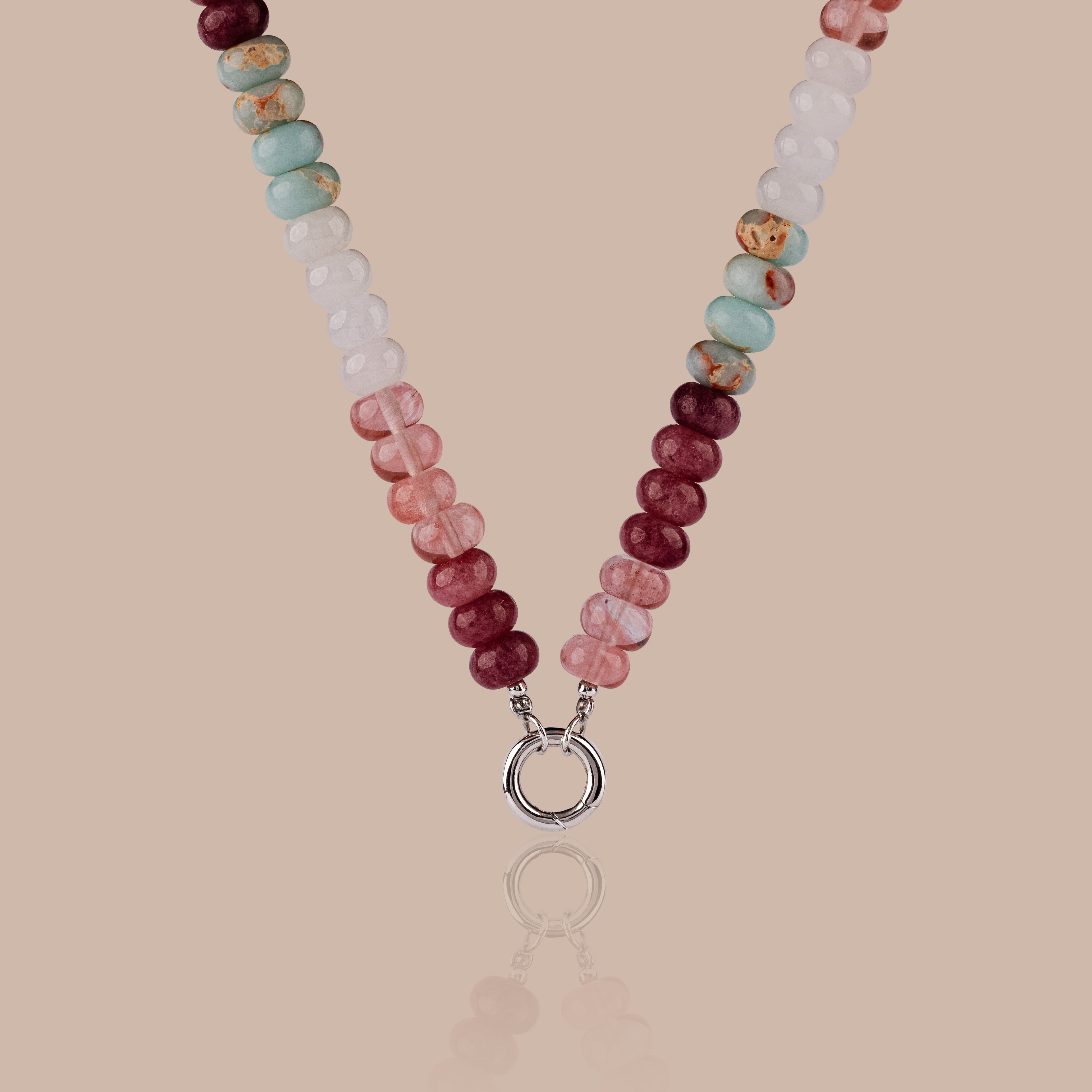Ember Beaded Charm Necklace