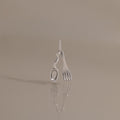 Spoon & Fork Charm in Silver