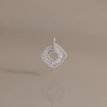 Art Deco Halo Charm in Silver