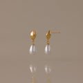 Tiny Pearl Drop Studs