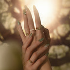 Zen Diamond Curve Ring