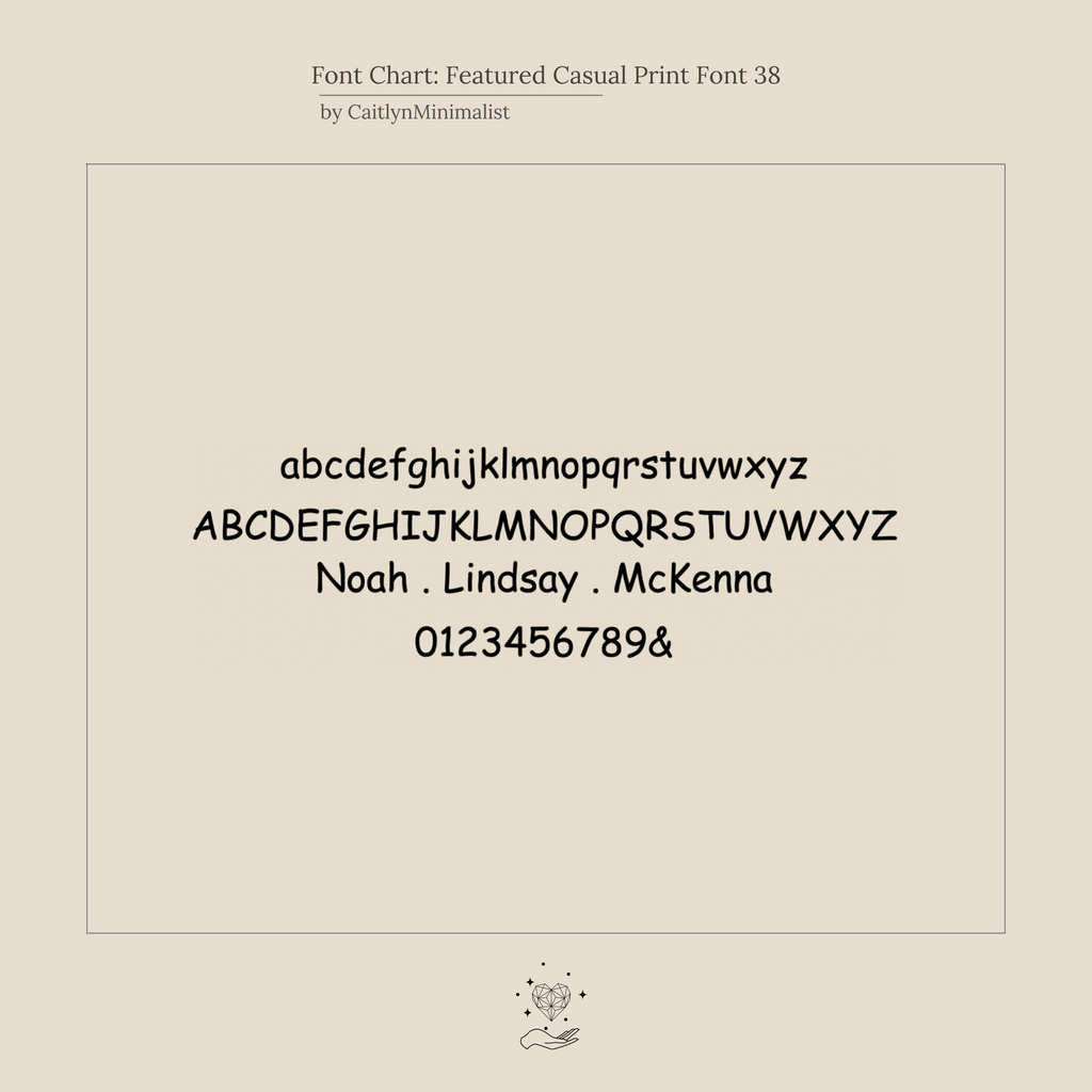 The Thin Name Signet Ring showcases a casual print font in a signet-style bar, displaying uppercase, lowercase, numbers, and names such as Noah, Lindsay, and McKenna.