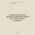 The Thin Name Signet Ring showcases a casual print font in a signet-style bar, displaying uppercase, lowercase, numbers, and names such as Noah, Lindsay, and McKenna.