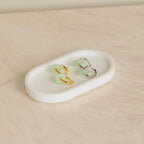 Dainty Jade Duo Hoops-Earrings-Caitlyn Minimalist