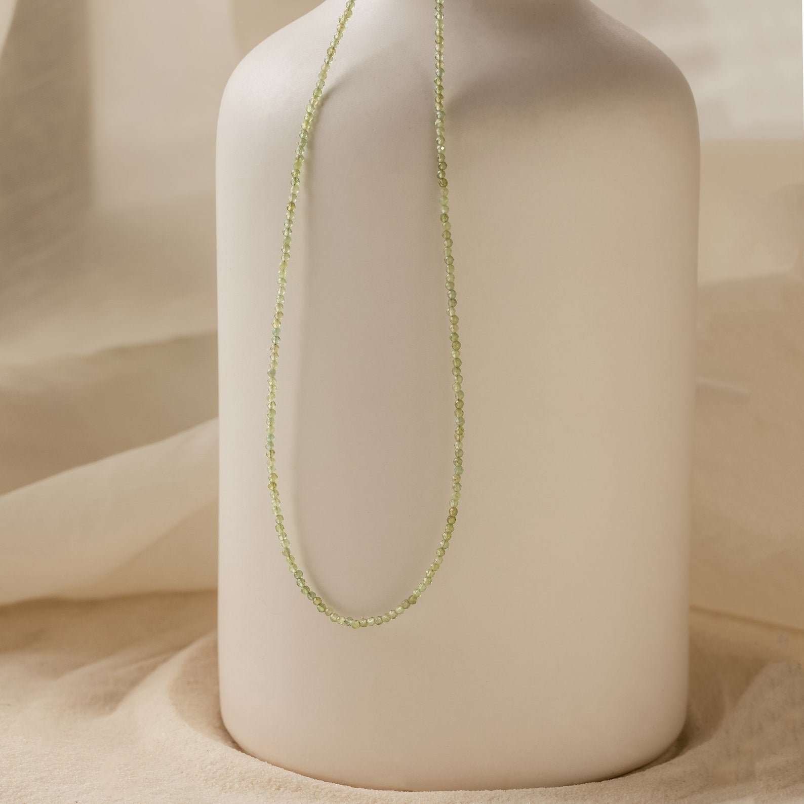 Seafoam Green Beaded Necklace