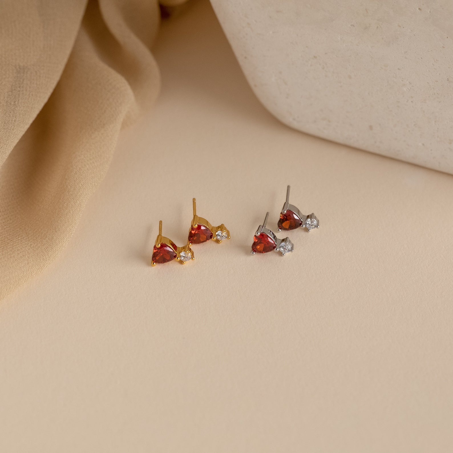 Tiny Cz Stud Earrings Dainty Minimalist Earrings Sterling Silver Earring  Gold Stud Earrings PAIR 