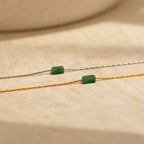 Dainty Jade Bar Necklace • NR150-Necklaces-Caitlyn Minimalist
