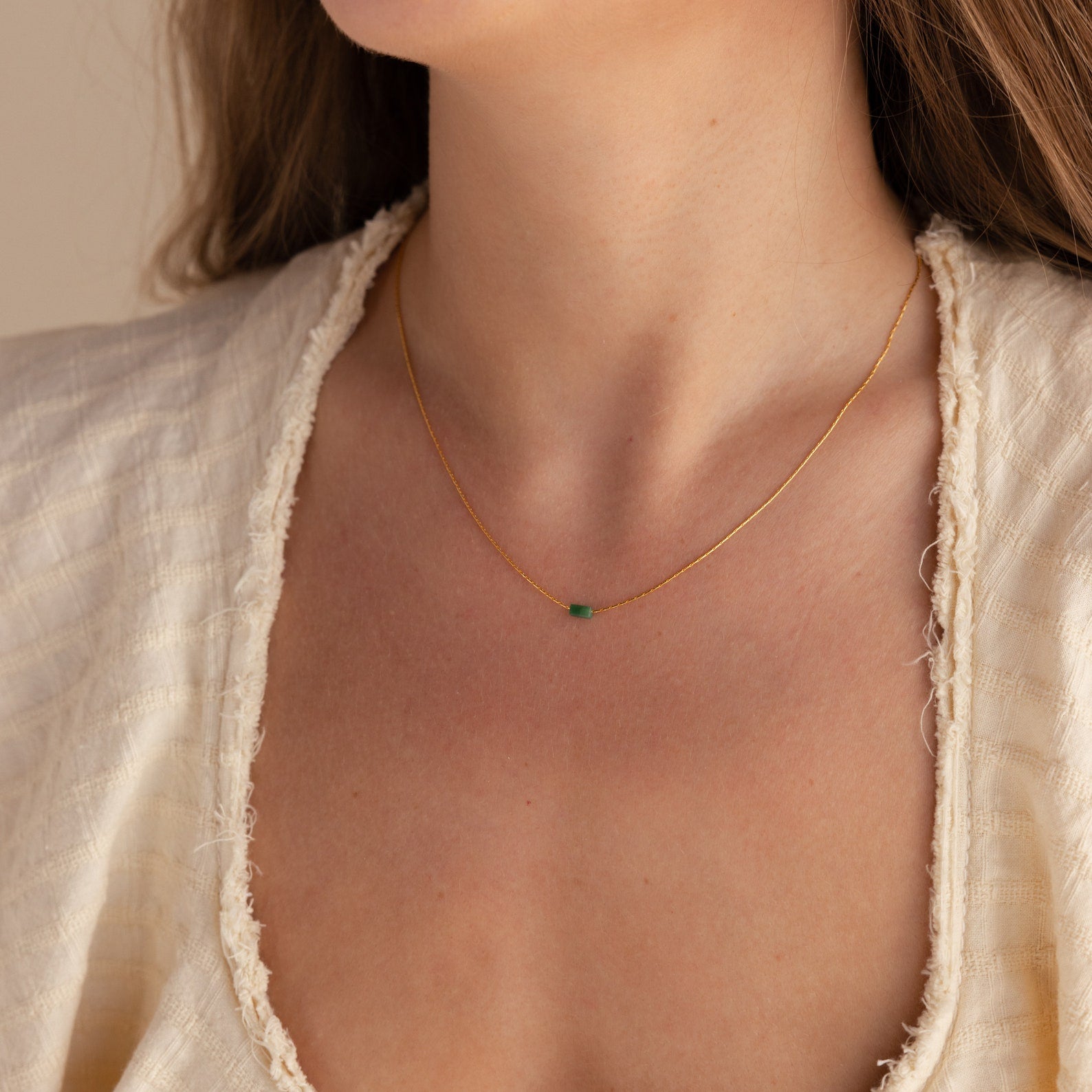 Dainty Jade Bar Necklace • NR150-Necklaces-Caitlyn Minimalist