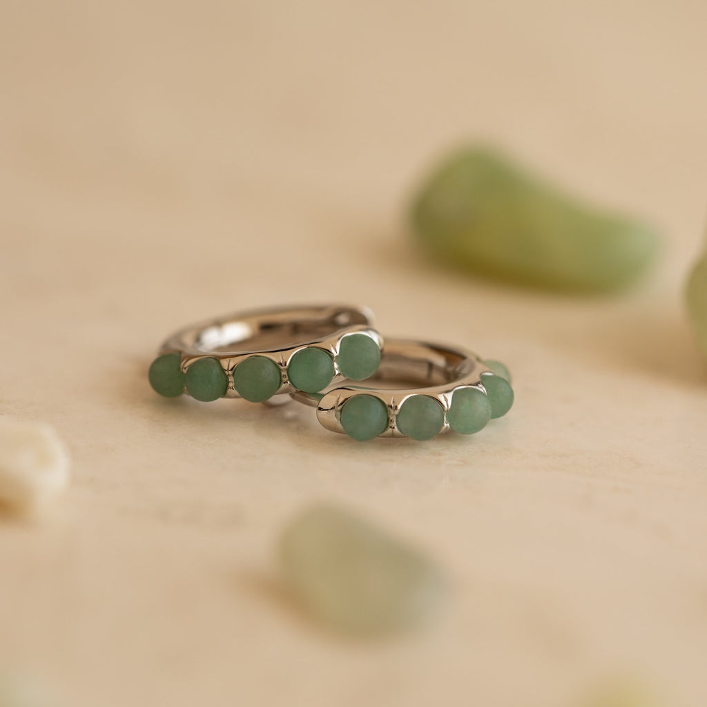 Jade Huggies-Earrings-Caitlyn Minimalist