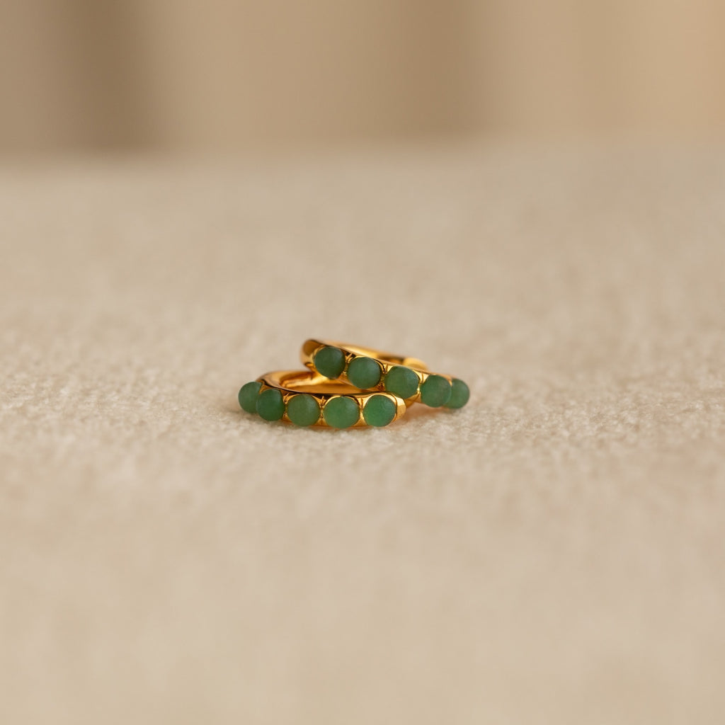Jade Huggies-Earrings-Caitlyn Minimalist