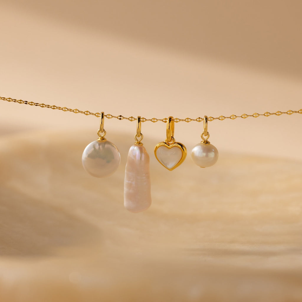 Dijes colgantes de perlas