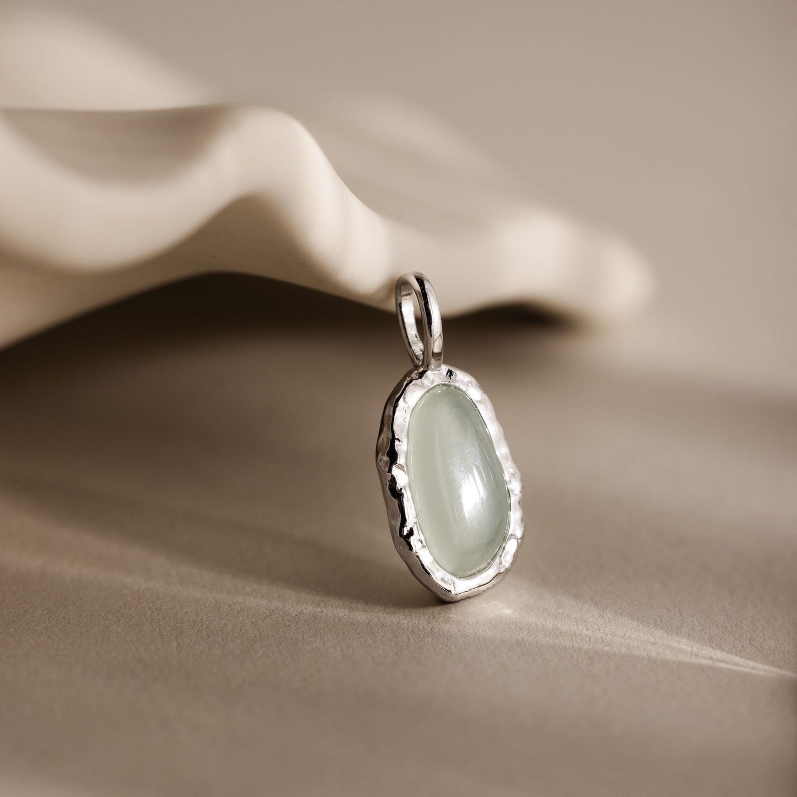 Aura Seafoam Charm in Silver