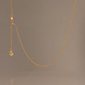 Adjustable Chain Necklace in 18K Gold
