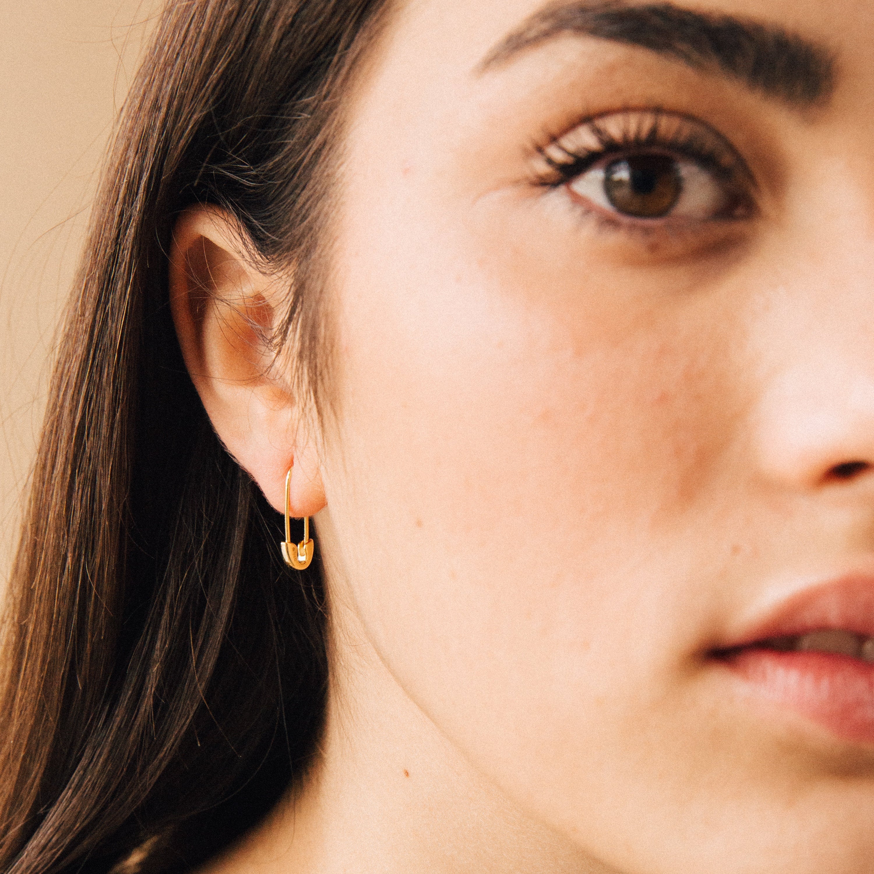 Safety Pin Earrings Set