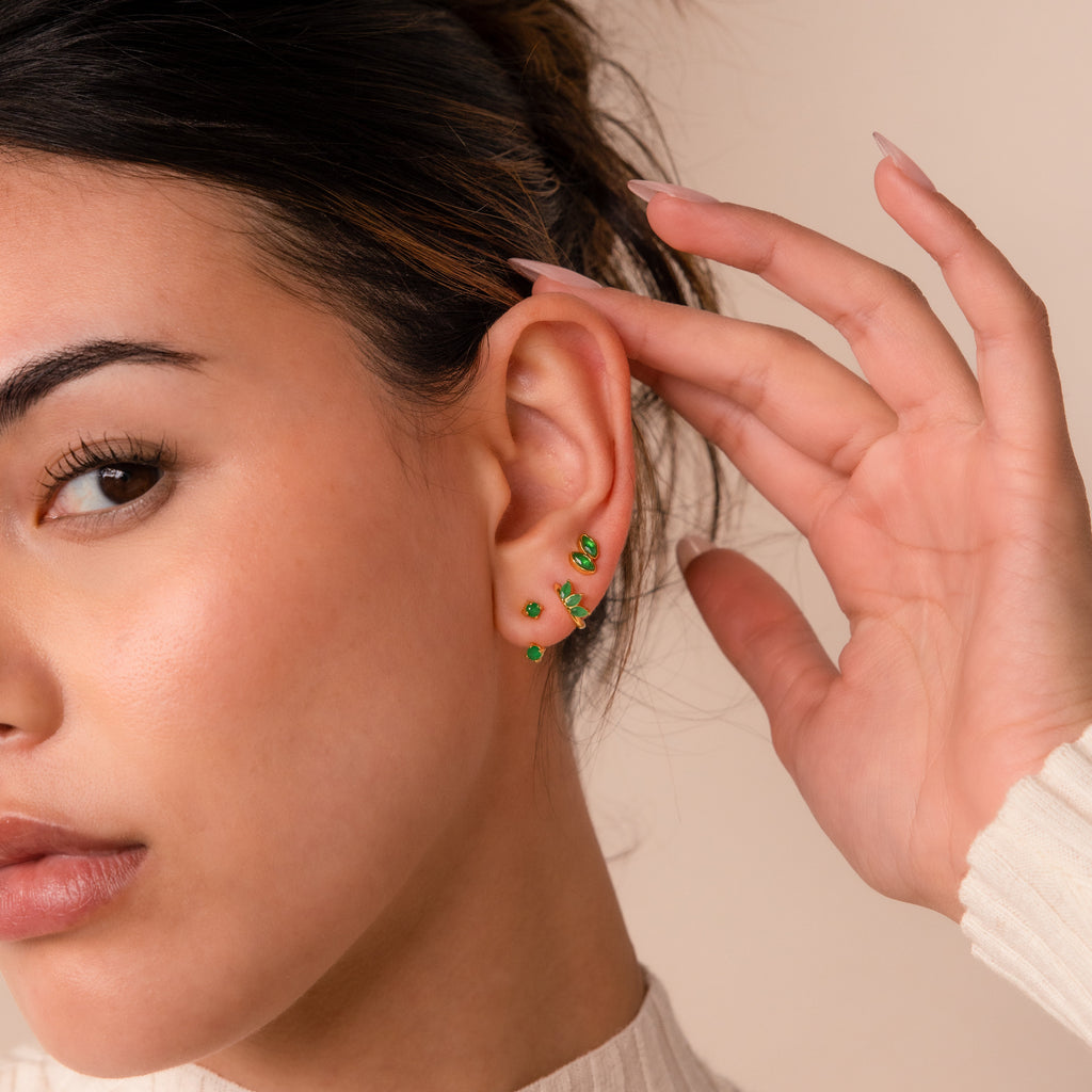 Jade Earrings Set-Earrings-Caitlyn Minimalist