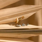 A close-up of the Opal Inlay Earrings Set, an elegant jewelry gift for her.