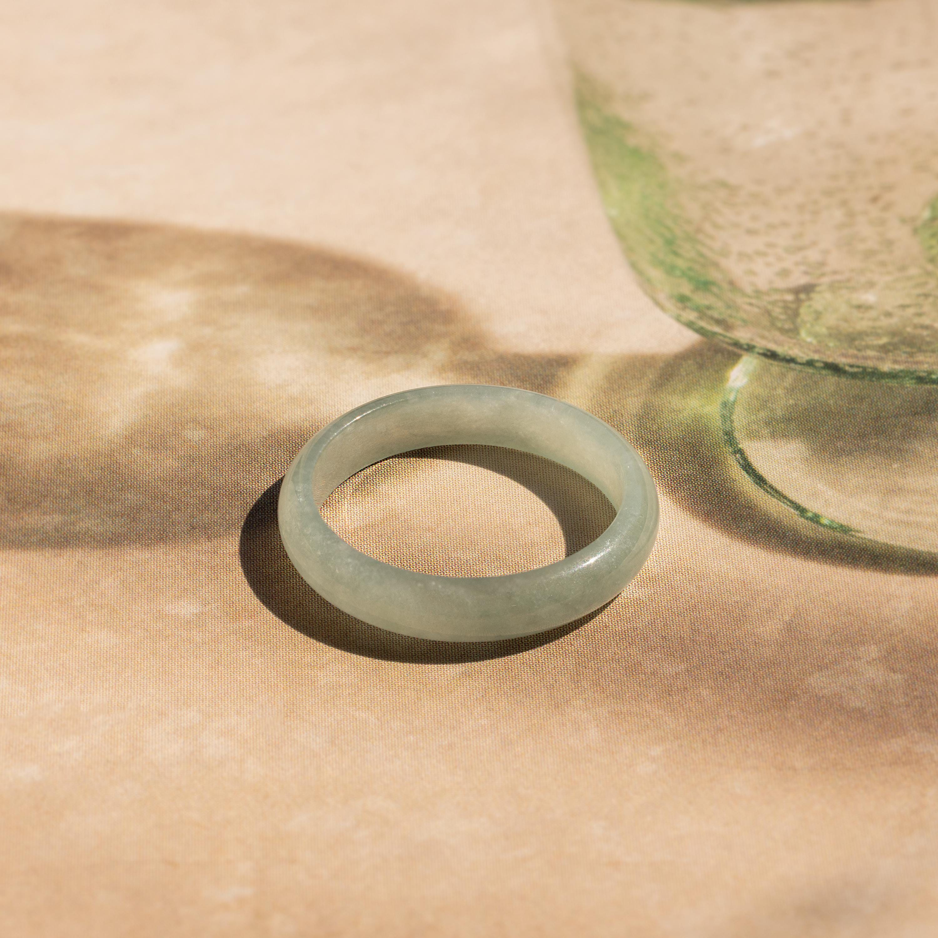 Skinny Jade Ring