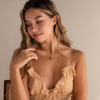 Dainty Jade Station Necklace-Necklaces-Caitlyn Minimalist