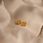 Jade Clover Studs-Earrings-Caitlyn Minimalist