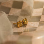 Jade Clover Studs-Earrings-Caitlyn Minimalist