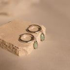 Jade Marquise Huggies-Earrings-Caitlyn Minimalist
