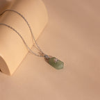 Jade Prism Necklace-Necklaces-Caitlyn Minimalist
